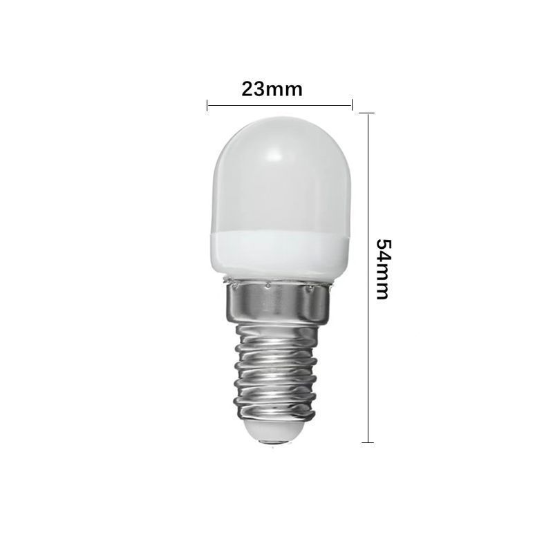 220V 2W E14 small screw base milk white cover mini LED refrigerator light bulb T22 energy-saving LED fridge indicator corn bulbs