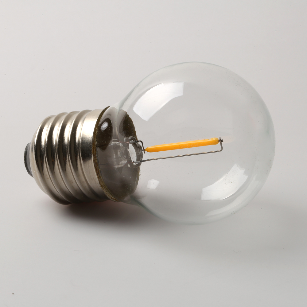 0.5W 1W E12 E14 Candelabra edison G40 LED Filament Mini Globe Light Bulb 120V 220V