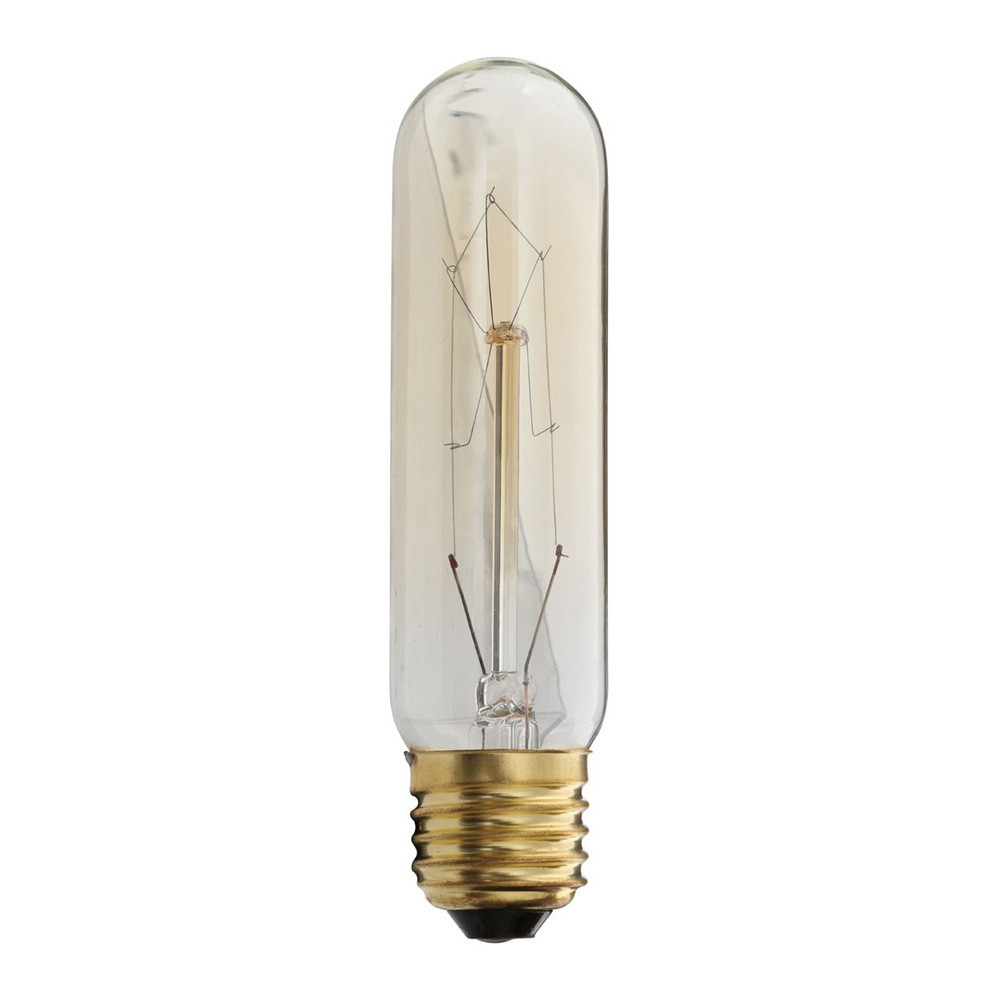 Tungsten Filament Bulb T10 40W 110V Vintage Antique Edison Bulbs Lamp E26/E27 Socket Home Lighting Decoration Ceiling Lamp Bulb