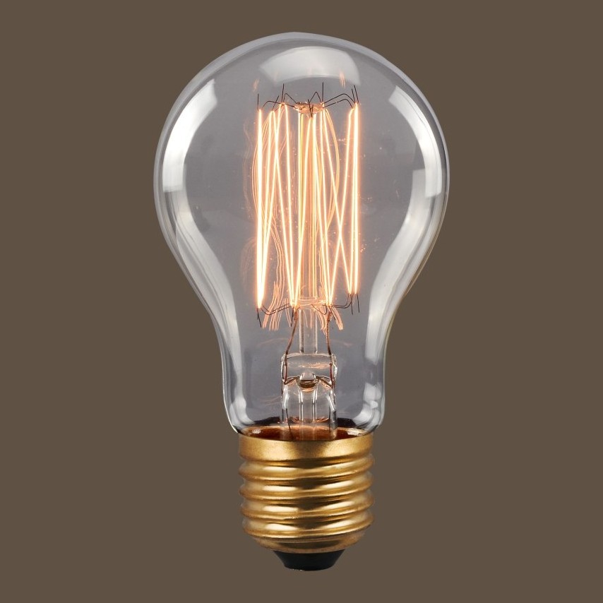 Hanging lamp antique vintage bulbs A19 A21 A23 vintage light bulb 25w 40w 60w edison retro amber / clear round incandescent bulb