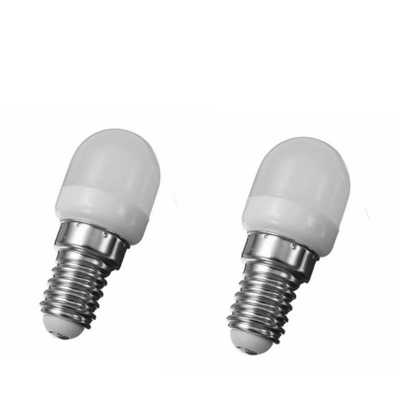 220V 2W E14 small screw base milk white cover mini LED refrigerator light bulb T22 energy-saving LED fridge indicator corn bulbs