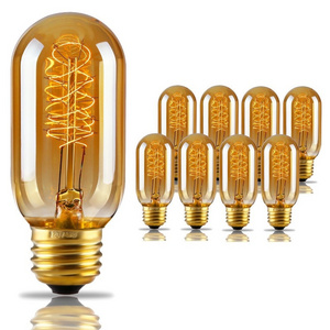 Decorative Pendant Lighting Edison Vintage Bulb T45 Incandescent Lightbulb 60W 110V 220V Antique Lamps E26/B22/E27 Bulb For Sale