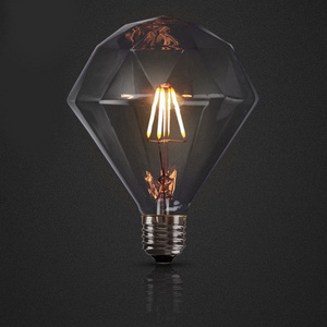 Industrial Special Diamond-Shape LED Filament Edison Bulb 120V 220V 4W 6W 8W D95 Retro Vintage Dimmable Filament LED Light Bulb