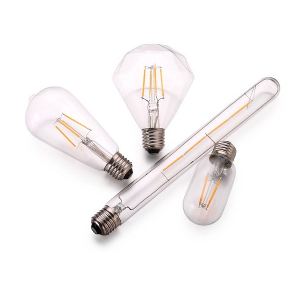 360 Degree 2W 4W 6W 8W High Quality Warm White Vintage Edison Lamp Dimmable String Lighting Replacement LED Filament Bulbs