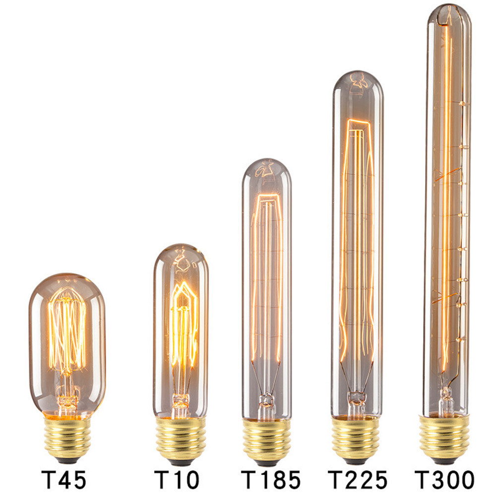 Outdoor lights string edison bulb vintage ST58 ST64 A19 G80 G95 G125 T30 T45 BT53 BT75 C35 e27 220v 110v antique edison bulb