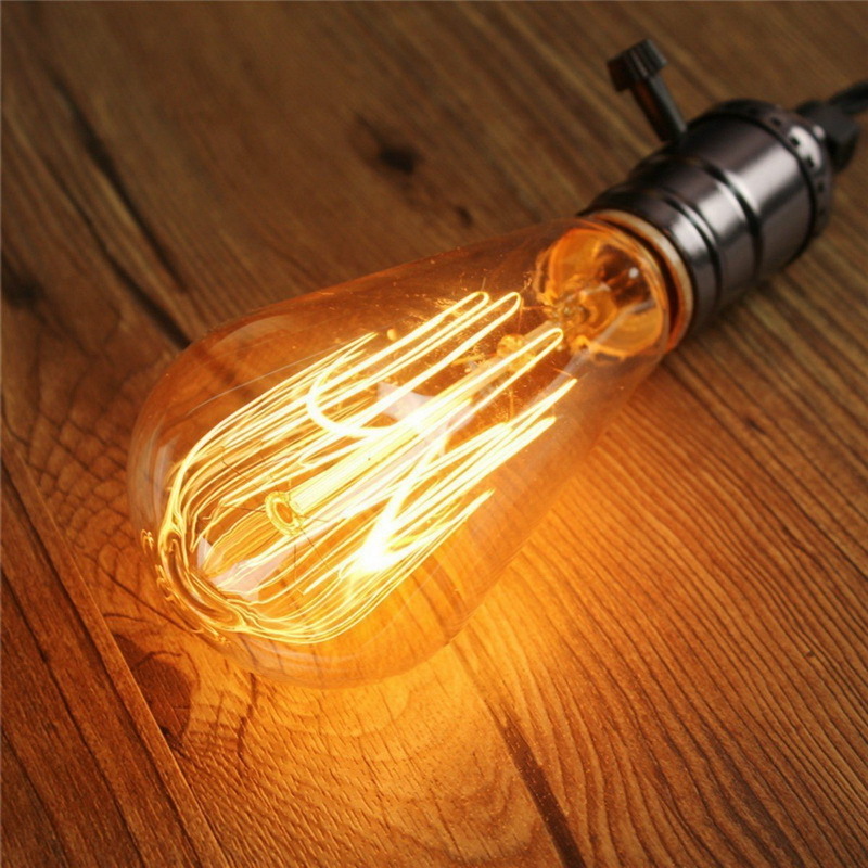 Vintage Lamp 25 Watt 40 Watt 60 Watt Edison Bulb E26 E27 Dimmable Filament Incandescent Antique Reproduction Light Bulbs