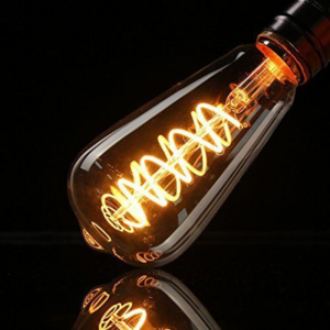 LED Edison Light Bulbs E27 B22 Vintage LED Spiral Flexible Filament Antique Decorative Light Bulb Dimmable 4W Retro Style Lamp