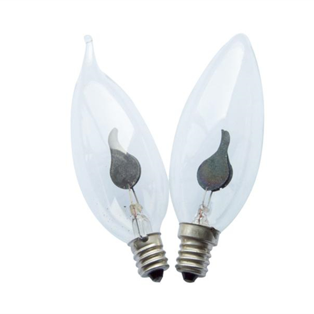 1 Watt 3 Watt 120v 220v Flicker Flame Light Bulb E12 E14 E26 E27 B22 Base Candle Shaped Flame Bulbs C7 C9 C18 C25 C30 C32 C35