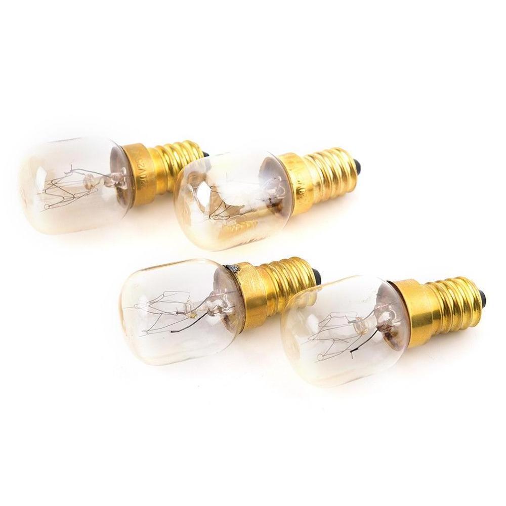 E14 Salt Fridge Freezer Stove Oven Lamp Bulb T22 T25 230V 15W 25W 300 degree Heat Resistant Tubular Oven Incandescent Bulb