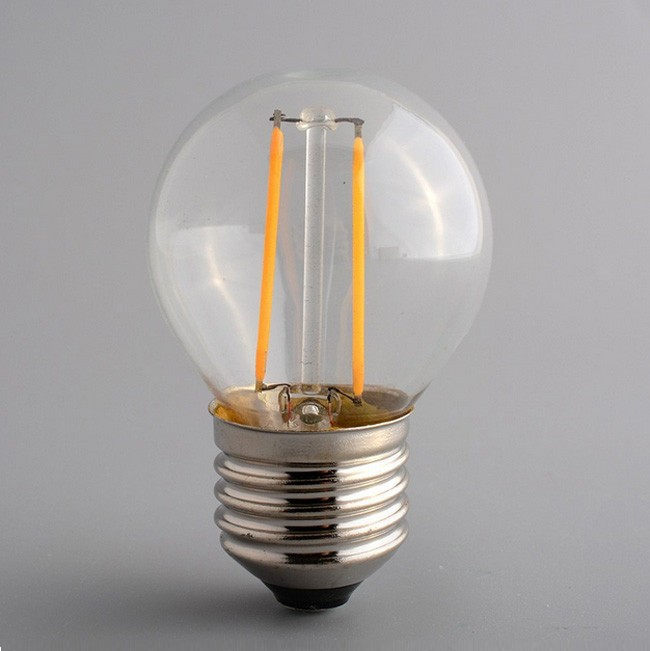 120V 220V Mini Globe LED Vintage Edison Bulb E26 E27 B22 Base 1W 2W 4W G45 Filament Led Light Bulb