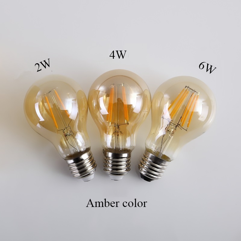 2W 4W 6W 8W Ampoule Vintage Edison LED Light Bulbs E26 E27 LED Filament Bulb Lamp 110V 220V Dimmable A60 ST64 T30 T45 G95 G125