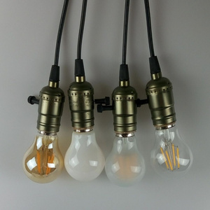 E26 E27 B22 Vintage Edison Style Filament LED Lamp A19 2W 4W 6W 8W Pendant Light Dimmable LED Lightbulb