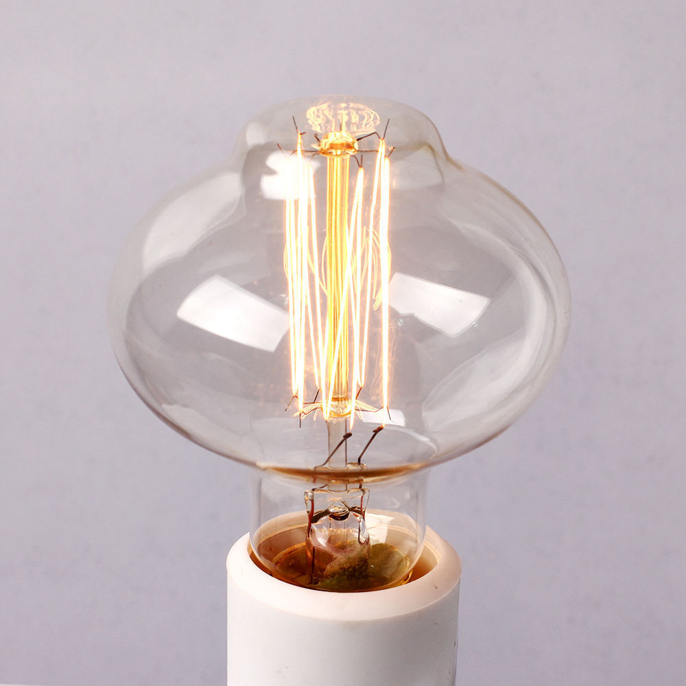 Nostalgic Edison Style Tungsten Filament Light Bulbs E27 Decorative Incandescent Bulb 40W 220V Soft Warm Glow Lantern Design L80