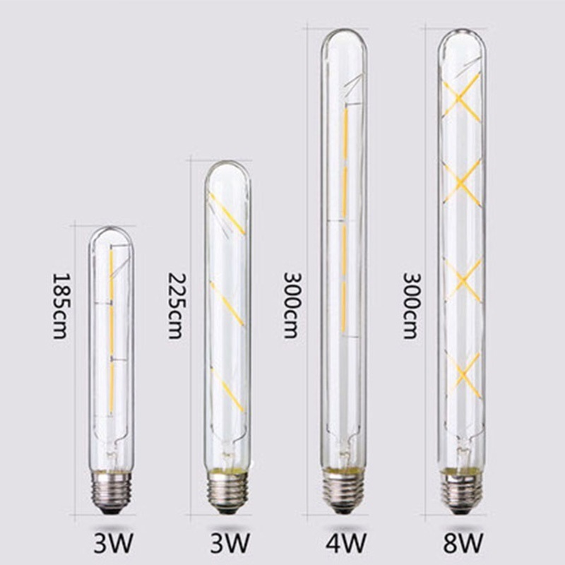 2W 3W 4W 5W 6W 7W 8W T30 T10 LED Bulb Light 110V 220V E27 Retro Bulbs Lighting Chandelier High Bright Lamp Indoor Lighting