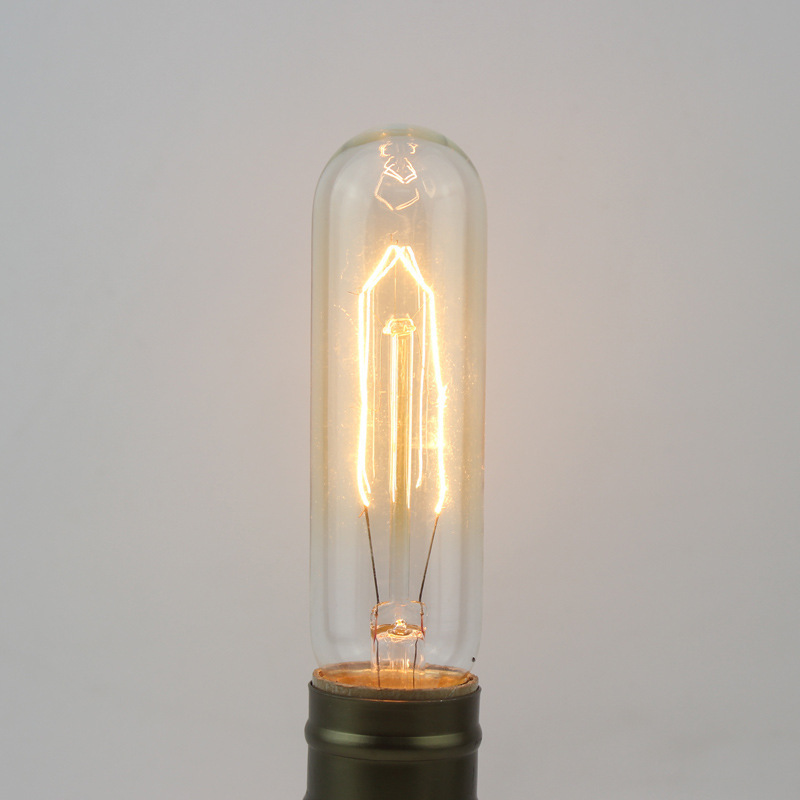 Tungsten Filament Bulb T10 40W 110V Vintage Antique Edison Bulbs Lamp E26/E27 Socket Home Lighting Decoration Ceiling Lamp Bulb