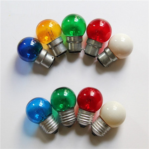 5w 7w 10w15W 360 degree colorful incandescent light bulb E26 E27 B22 E12 E14 Mini Globe Replace Bulbs Lamp Lights G40 G45