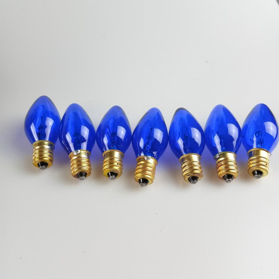 wholesale C7 bulb 120V E12 candle lamp bulb 4W 5W 7W 10W color Incandescent light bulbs