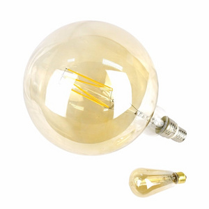 Oversize vintage light special led filament bulb 6w e40 g300 filament led mega globe edison bulb