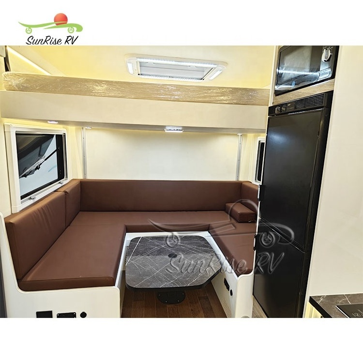 SUNRISE RV double cab 4x4 Offroad Motorhome off grid expedition pod Slide-on Box Expedition truck camper with e-hammock bed