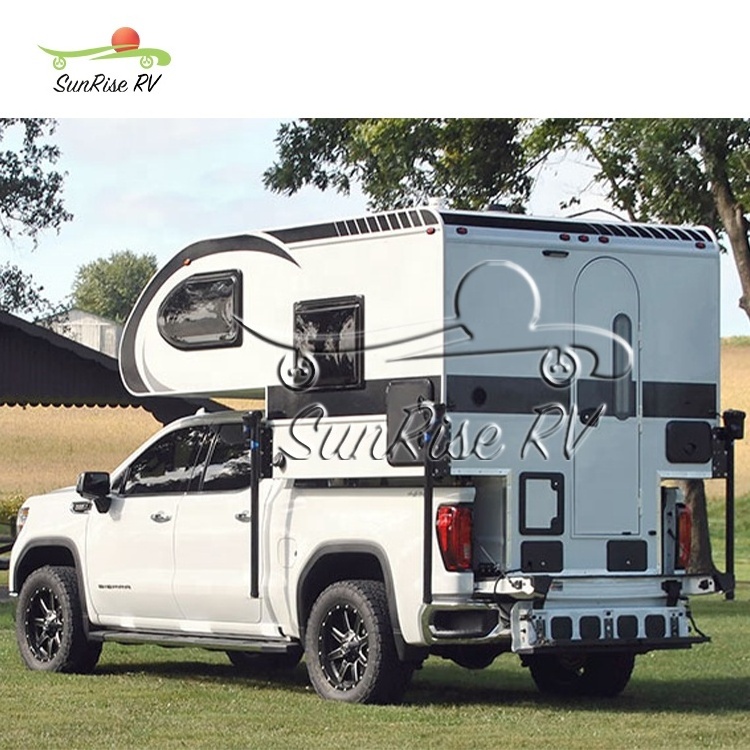 SUNRISE Australian standard rv mobile house fifth wheel 4x4 offroad camper slide on caravan for sale