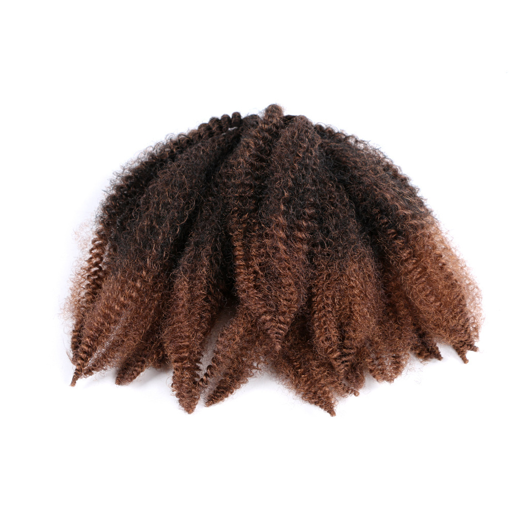 Marley Braiding Hair Afro Kinky Marley Braids Hair Extensions Twist Crochet Braids Synthetic Marley Hair 8 Inch