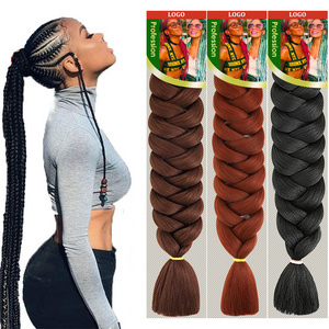 Wholesale 41" 165g Synthetic Hair Extension Products  Jumbo Braiding Hair Extension