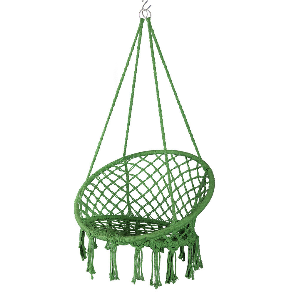 Hand-woven garden swing cradle leisure indoor basket chair Nordic style outdoor camping hammock wholesale