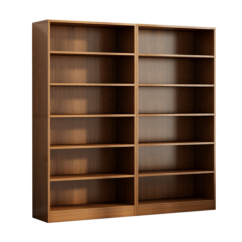 Open Bookcase with Adjustable Storage Shelves Floor Standing Unit Bookshelf