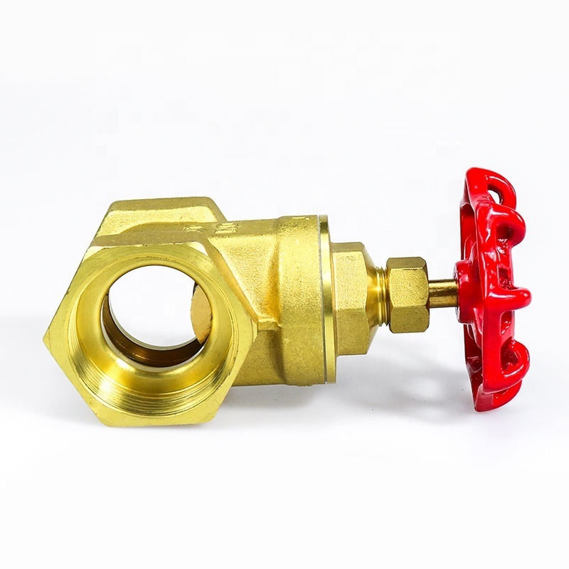 China valve manufacturer 200WOG 1/2 - 2 inch female NPT forged brass gate crane valves with five star hand wheel