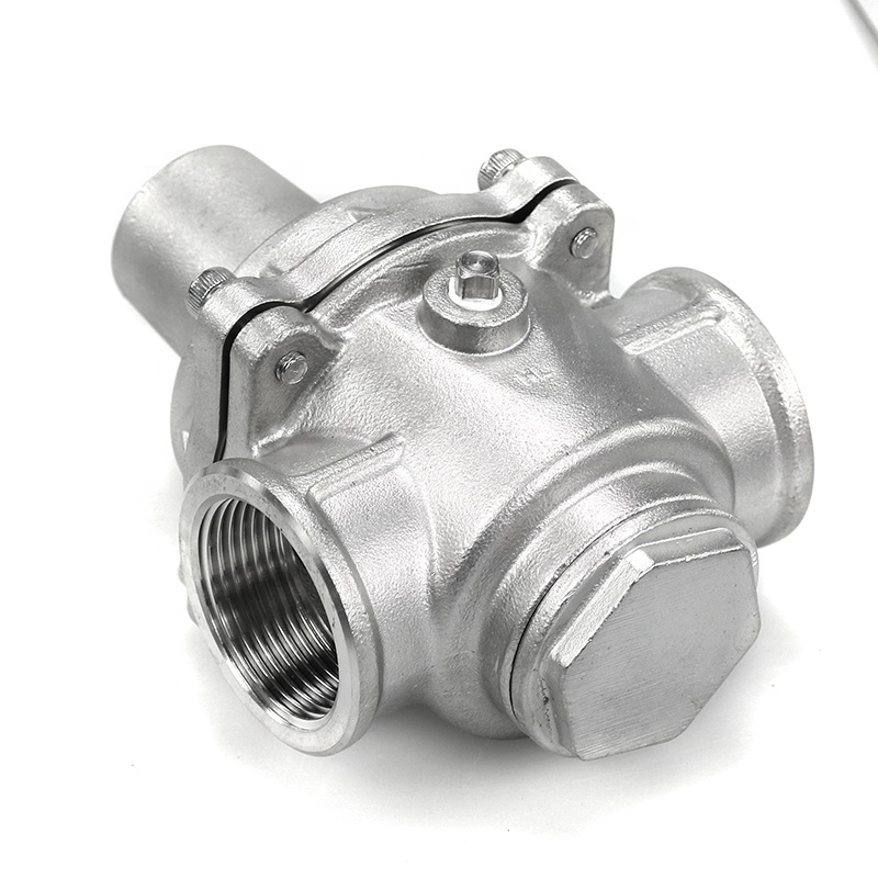 SS 304 Stainless Steel High Pressure Reducing Valve Adjustable RV Water Pressure Regulator Valve