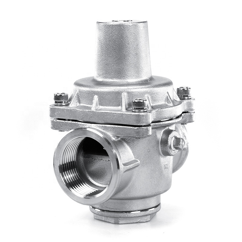 SS 304 Stainless Steel High Pressure Reducing Valve Adjustable RV Water Pressure Regulator Valve