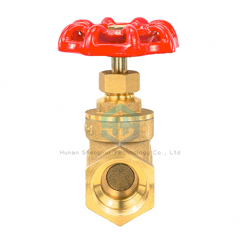 Brass Female Thread Water Brass Gate Valve with Steel Handle for Water Oil Gas