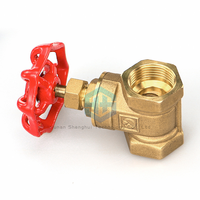 Brass Female Thread Water Brass Gate Valve with Steel Handle for Water Oil Gas