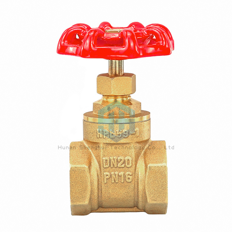 Brass Female Thread Water Brass Gate Valve with Steel Handle for Water Oil Gas