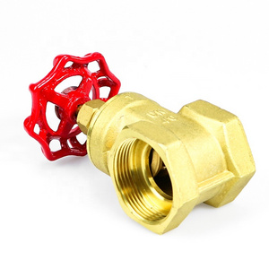 China valve manufacturer 200WOG 1/2 - 2 inch female NPT forged brass gate crane valves with five star hand wheel