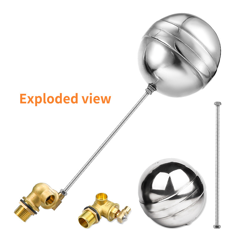 OEM Thread Brass Stainless Steel Float Valve for Water Tank