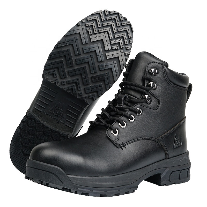 High Quality And Safe Worker Safety Boots Men's Customized Waterproof Cowhide Work Shoes For Men And Women