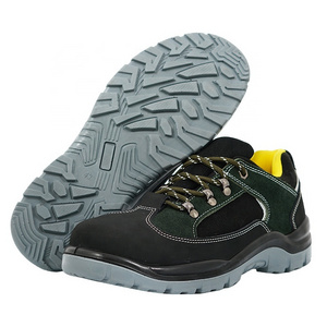 High Quality Safety Shoes For Men Light Weight Wide Toecap Anti Puncture Black Work Boots