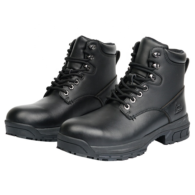 High Quality And Safe Worker Safety Boots Men's Customized Waterproof Cowhide Work Shoes For Men And Women