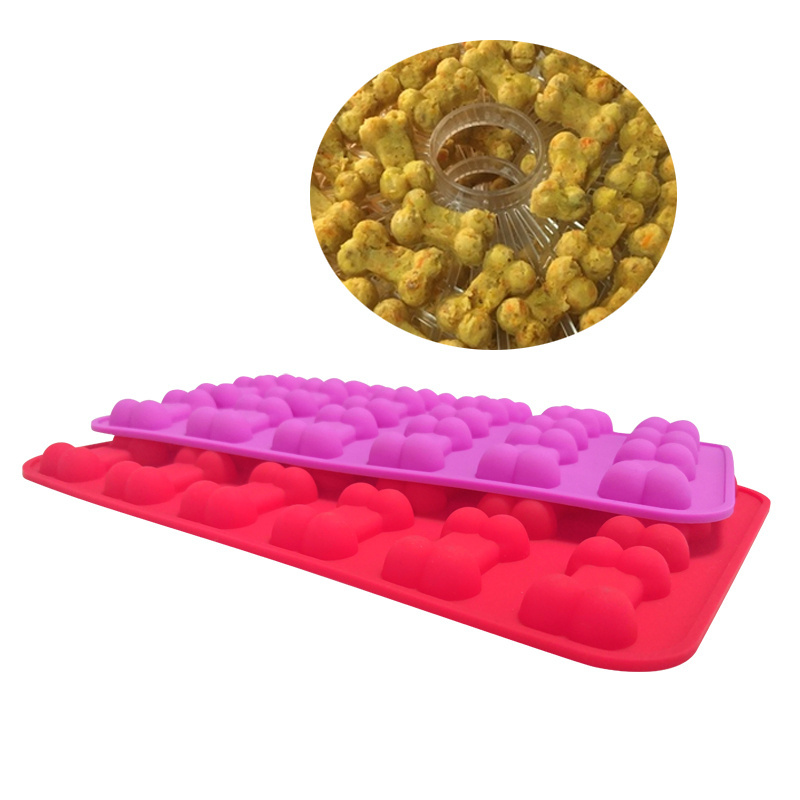 Bone shape mould pet dog food biscuits silicone molds