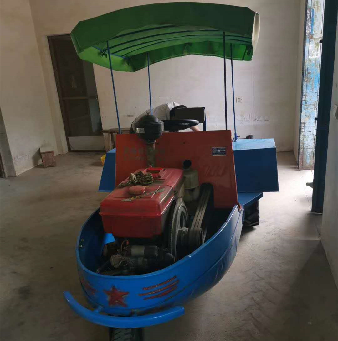 hot selling Paddy field tractor/Small boat tractor/ paddy tire farm boat tractor for rice field cultivation