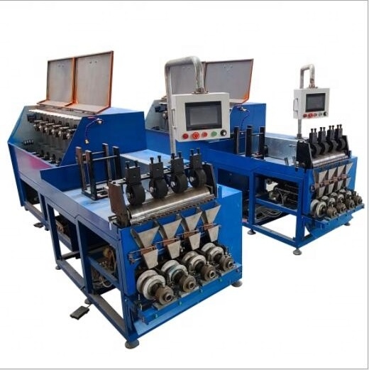 2021 Low energy consumption stainless steel flat scourer, steel wire cleaning ball making machine