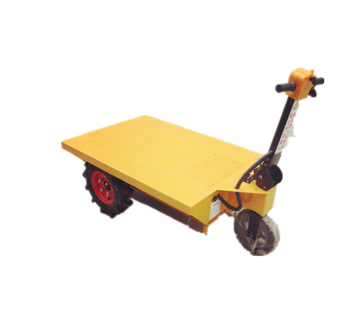 Material transport forward turning full electric dump truck garden electric tilting cart