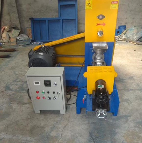 Extruder- Low Price Dry and wet single or twin screw soybean corn animal dog pet food pellet floating fish feed extruder