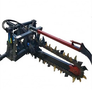 Agriculture digging chain trencher tractor sale / mini trencher