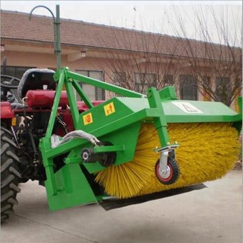 tractor mounted snow sweeper for snow clearing