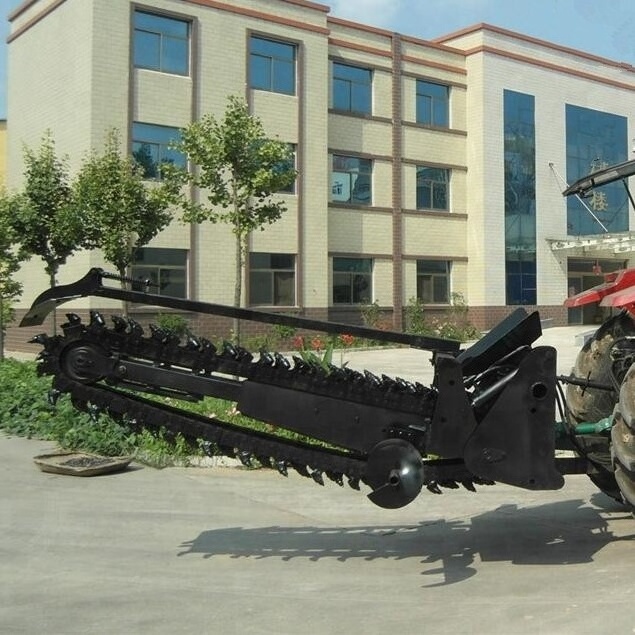 high quality tractor mounted 3 point hitch chain trencher machine for sale