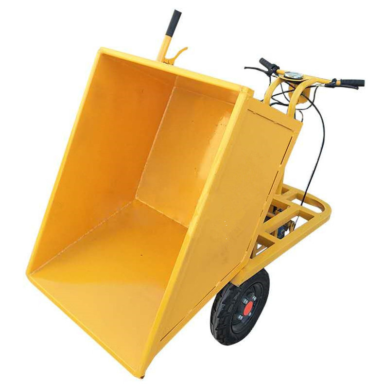 Material transport forward turning full electric dump truck garden electric tilting cart