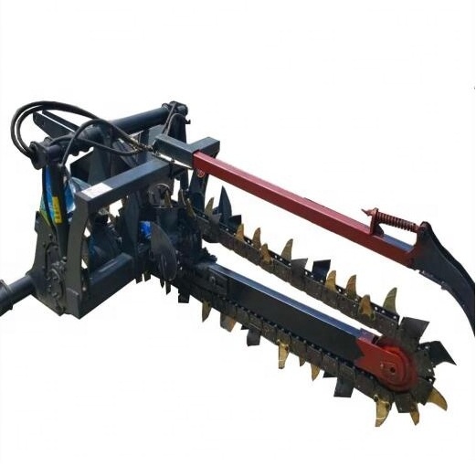 high quality tractor mounted 3 point hitch chain trencher machine for sale