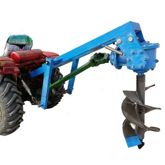 Tractor post hole digger / tree planting digging machine